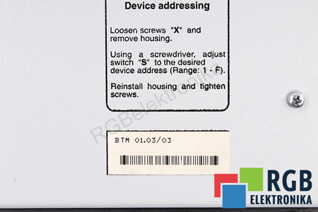 BTM01.03/03 INDRAMAT