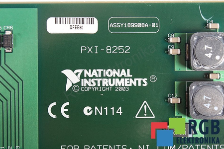 NIPXI-8252 NATIONAL INSTRUMENTS PENTRU PIESE