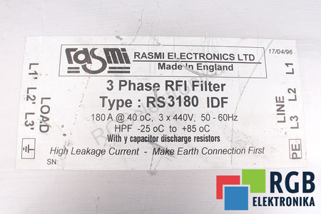 RS3180IDF RASMI ELECTRONICS FILTRU