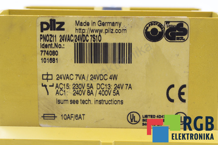 PNOZ11 PILZ 774080 RELEU DE SIGURANȚĂ