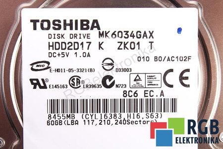 MK6034GAX TOSHIBA