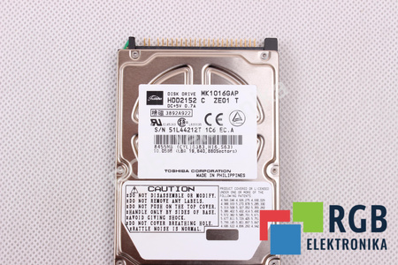 MK1016GAP TOSHIBA HDD2152 C ZE01 T