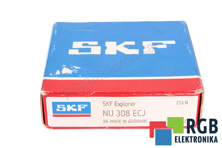 NU308ECJ SKF 9500OBR/MIN, 8000OBR/MIN, 40X90X23, 93KN, 78KN RULMENT CU ROLE