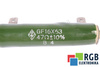 REZISTENȚĂ GF16X63 RWI 47R 47OHM