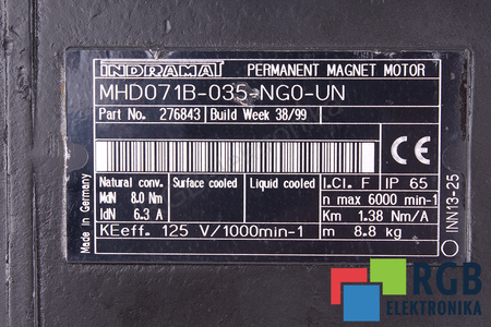 MHD071B-035-NG0-UN REXROTH INDRAMAT STATOR
