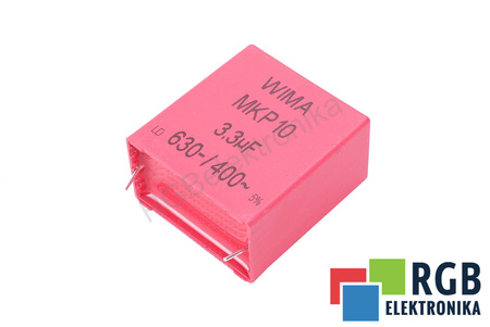 CONDENSATOR MKP1J043307H00JSSD WIMA MKP10, 3.3UF, 630/400V CONDENSATOR