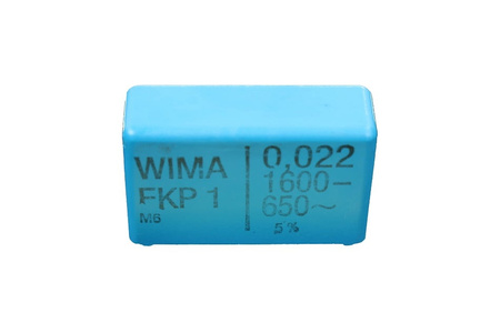 CONDENSATOR 0.022UF FKP1 WIMA 1600VDC, 650VAC CONDENSATOR