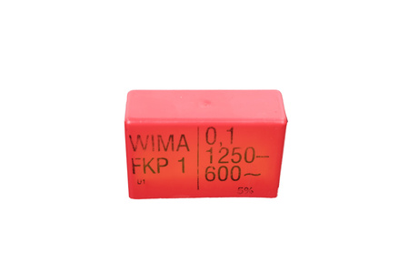 CONDENSATOR FKP1 WIMA 0,1, 1250VDC, 600VAC CONDENSATOR
