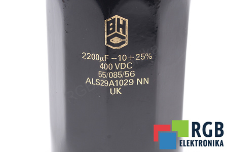 CONDENSATOR ALS29A1029NN AEROVOX 2200UF, 400VDC CONDENSATOR