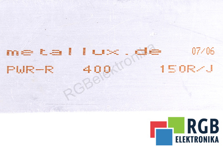 REZISTENȚĂ PWR-R400150R/J METALLUX 150OHM REZISTENȚĂ