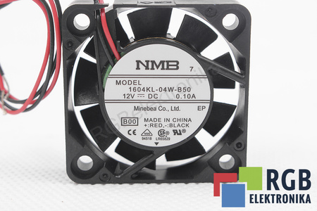 1604KL-04W-B50 MINEBEA NMB 40X40X10MM, 12V, 0.10A EVANTAI