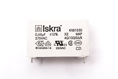 CONDENSATOR KNB1530 ISKRA 0.68UF, 275VAC CONDENSATOR
