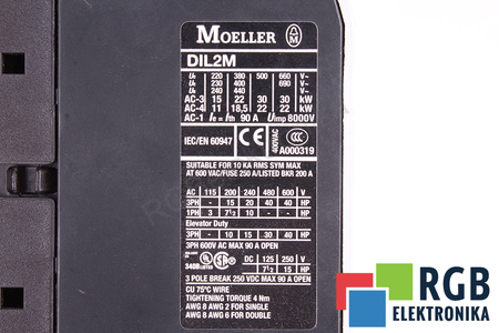 DIL2M MOELLER 220V ITH=90A