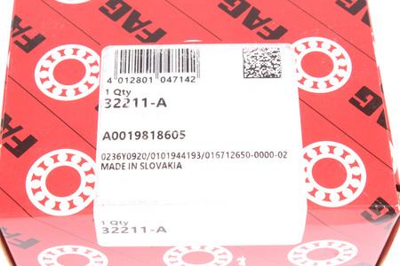 32211-A FAG 55X100X26.75 RULMENT TEȘIT
