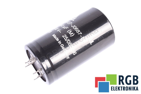 CONDENSATOR B43507-J0687-M S+M 680UF, 400V CONDENSATOR