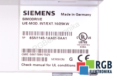6SN1145-1AA01-0AA1 SIEMENS SIMODRIVE CUTIE