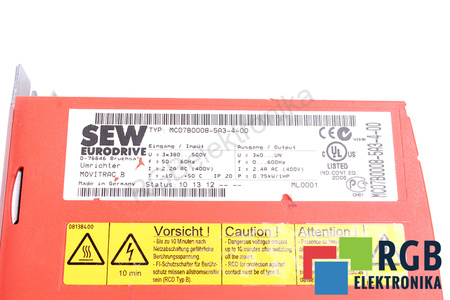MC07B0008-5A3-4-00 SEW EURODRIVE MOVITRAC