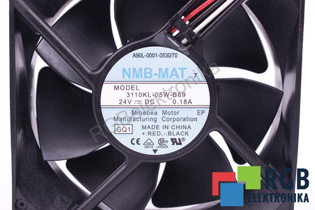 A90L-0001-0530#70 FANUC 3110KL-05W-B69 80X80X25MM, 24V EVANTAI