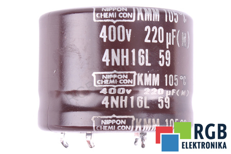 CONDENSATOR 4NH16L NIPPON 220UF, 400V