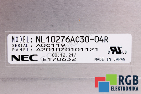 NL10276AC30-04R NEC 150BLM11 MATRICE LCD