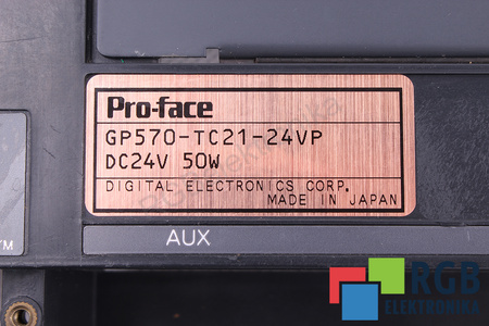 GP570-TC21-24VP PRO-FACE SPATELE CARCASEI