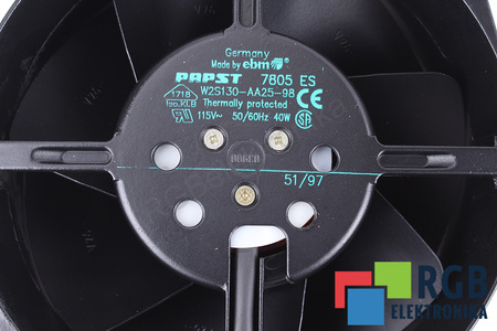 7805-ES EBM PAPST W2S130-AA25-98 EVANTAI