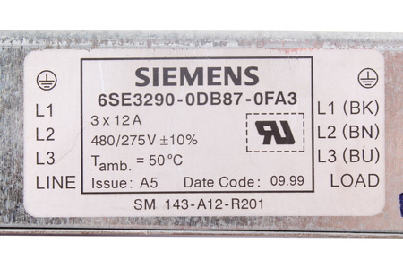 6SE3290-0DB87-0FA3 SIEMENS SM143-A12-R201 FILTRU