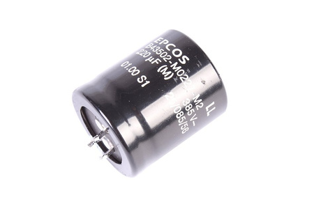 CONDENSATOR B43502-M0227-M2 EPCOS 220UF, 385VDC CONDENSATOR