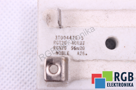 REZISTENȚĂ 3T004470-5 NOBLE 40 KOHM 0.096 OHM REZISTENȚĂ