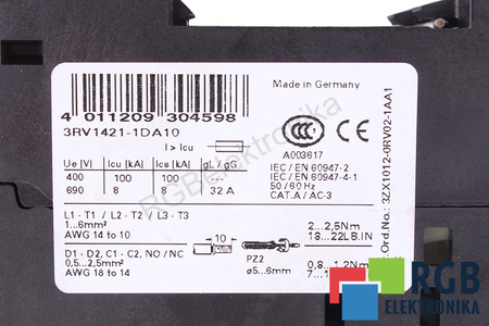 3RV1421-1DA10 SIEMENS