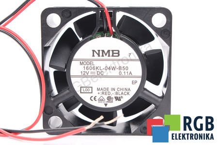 1606KL-04W-B50 NMB TECHNOLOGIES 40X4015MM, 12V, 0.11A EVANTAI