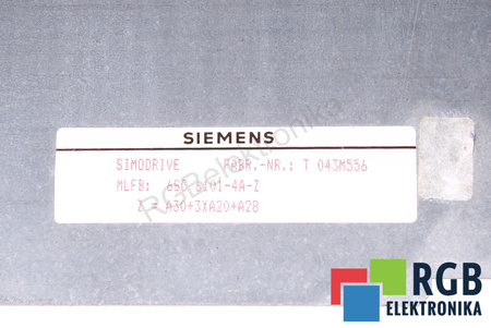 6SC6101-4A-Z SIEMENS Z=A30+3XA20-A28 GRILĂ