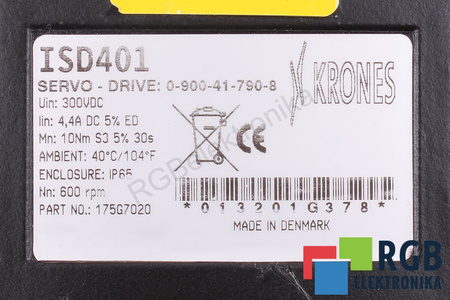 ISD401 KRONES TURNARE FRONTALĂ