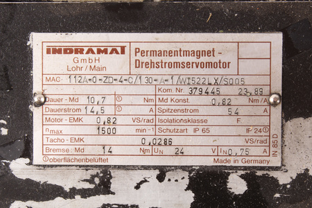 MAC112A-0-ZD-4-C/130-A-1/WI522LX/S005 INDRAMAT