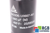CONDENSATOR B43306-U0667-M1 S+M 25/085/56 660UF, 400VDC CONDENSATOR