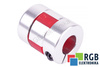 YH10-25-8-12-30 D=25MM D1/D=8/12MM L=30MM ALUMINIUM CUPLAJ FLEXIBIL CU FĂLCI