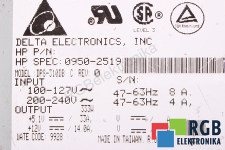 DPS310DB DELTA A3538A 333W HP