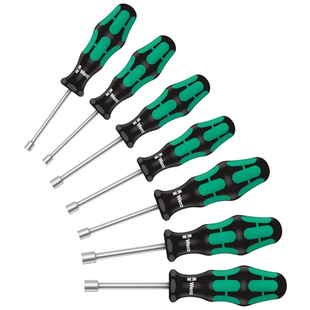 05029510001 WERA 395 HO/7 SM SET DE ȘURUBELNIȚE CU CAPETE TUBULARE ADÂNCI, 7 PIESE