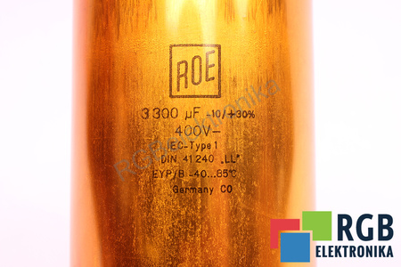 CONDENSATOR 3300UF 400VDC ROE