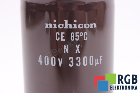 CONDENSATOR 3300UF 400V NICHICON CONDENSATOR