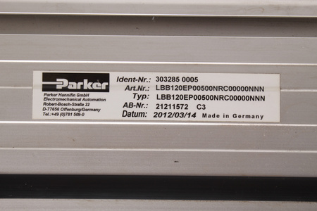 LBB120EP00500NRC00000NNN PARKER 3032850005