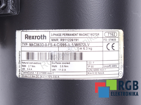 MAC063D-0-FS-4-C/095-A-1/WI572LV REXROTH R911226191