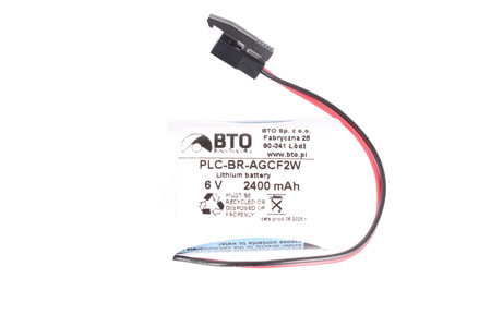 BR-AGCF2W 6.0V FANUC PLC-BR-AGCF2W 2400MAH, 6V BATERIE ÎNLOCUITOR