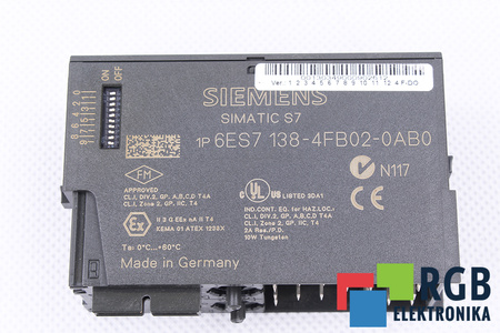 6ES7138-4FB02-0AB0 SIEMENS PROFISAFE SIMATIC S7