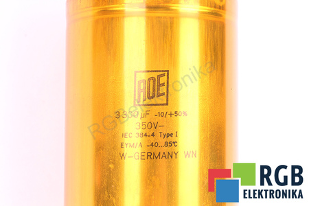 CONDENSATOR 3300UF 350VDC ROE CONDENSATOR