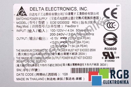 EOE12030002 DELTA REV. 21