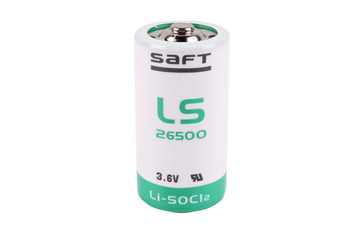 LS26500 SAFT C/R14 7.7MAH, 3.6V, 26X50.4MM BATERIE
