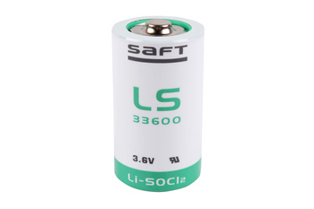 LS33600/STD SAFT D 17000MAH, 3.6V, 33.3X61.3MM BATERIE