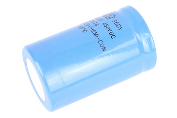CONDENSATOR 1800UF 450VDC NIPPON 1800UF, 450V