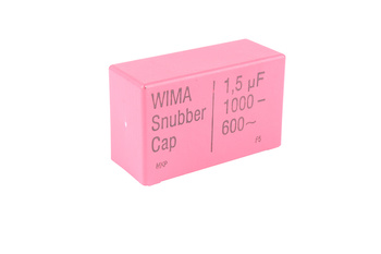 CONDENSATOR 1.5UF WIMA 1000VDC, 600VAC, SNUBBER, CAP